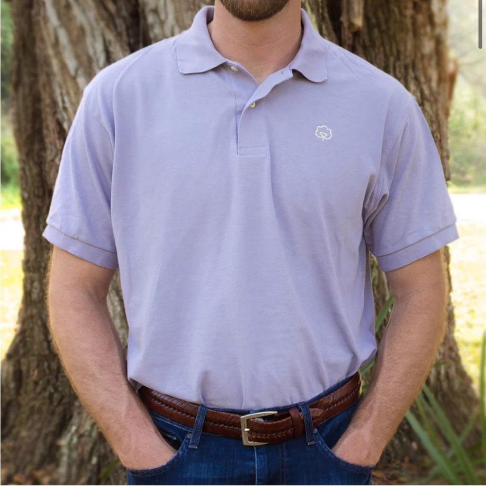Men's Lavender Polo Shirt
